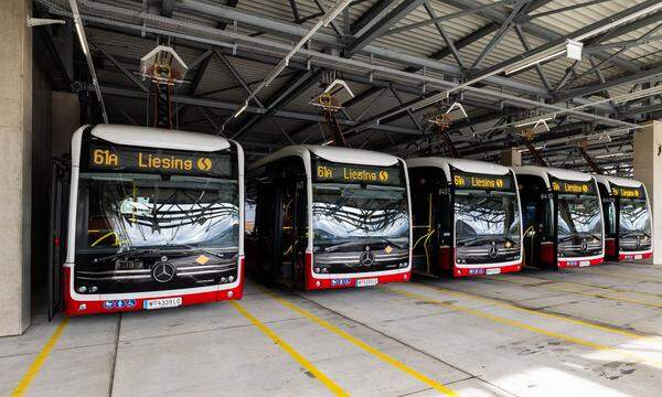 Ein Bild der Wiener Linien zeigt die neuen E-Busse.
